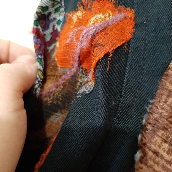 Chico's Embroidered Denim Button Up Jacket - Picture 7 of 7